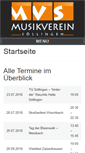 Mobile Screenshot of musikverein-soellingen.de
